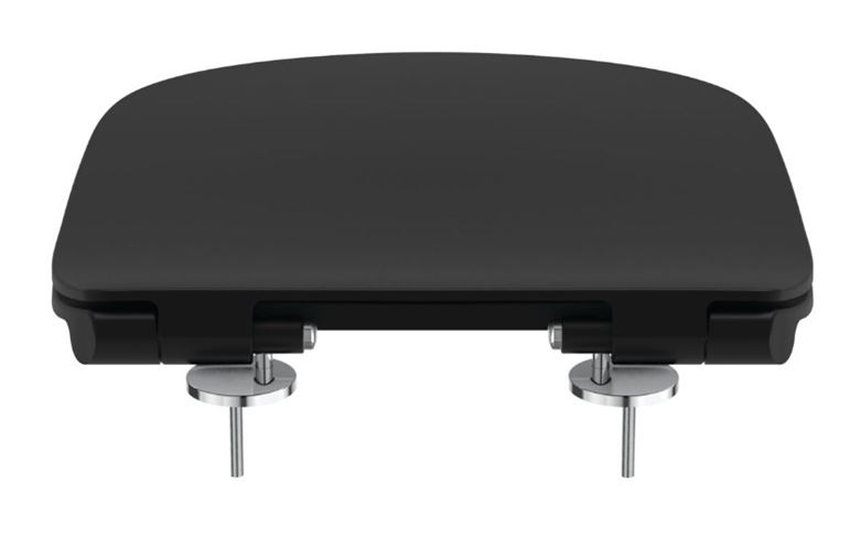IDEAL STANDARD TESI WC sedátko ultra ploché, SoftClose, matná čierna T5522V3 Obrázek - fotka
