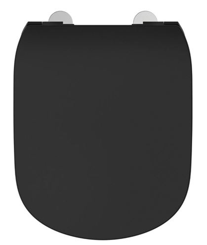 IDEAL STANDARD TESI WC sedátko ultra ploché, SoftClose, matná čierna T5522V3 Obrázek - fotka