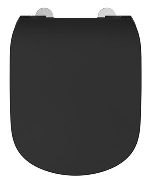 IDEAL STANDARD TESI WC sedátko ultra ploché, SoftClose, matná čierna T5522V3 Obrázek - fotka