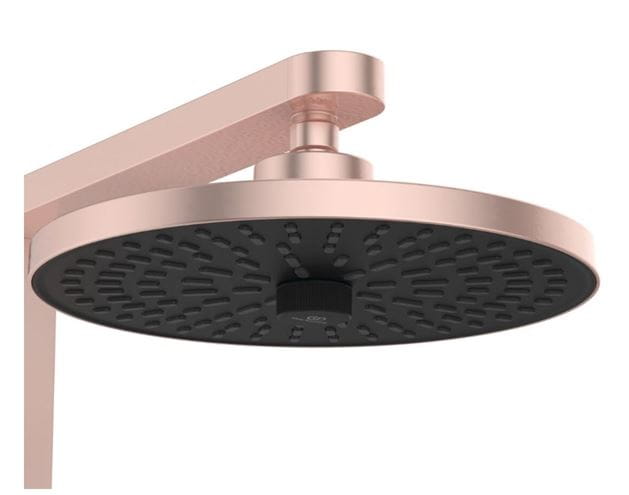 IDEAL STANDARD CERAFLOW ALU+ sprchový set s batériou, horná sprcha, ručná sprcha s 2 prúdmi, tyč, hadica, rosé BD584RO Obrázek - fotka
