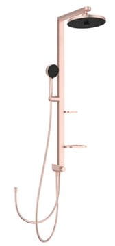 IDEAL STANDARD CERAFLOW ALU+ sprchový set bez batérie, horná sprcha, ručná sprcha s 2 prúdmi, tyč, hadica, rosé