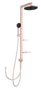IDEAL STANDARD CERAFLOW ALU+ sprchový set bez batérie, horná sprcha, ručná sprcha s 2 prúdmi, tyč, hadica, rosé