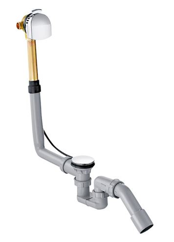 HANSGROHE EXAFILL vaňový sifón 52 cm, s napúšťaním prepadom, bovden, chróm 58123000 Obrázek - Hlavní obrázek