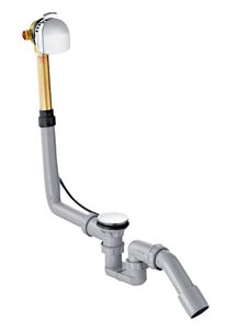 HANSGROHE EXAFILL vaňový sifón 52 cm, s napúšťaním prepadom, bovden, chróm