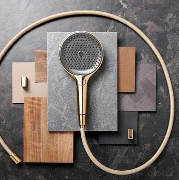 HANSGROHE DESIGNFLEX sprchová hadica 1250 mm, textilná, s ochranou proti prekrúteniu a zlomeniu, kartáčovaný bronz 28220140 Obrázek - fotka