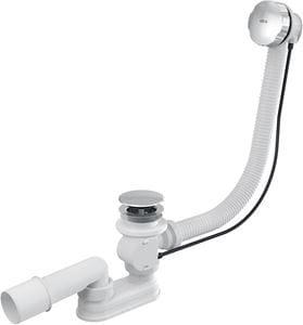 ALCA vaňový sifón 57 cm, bovden, chróm