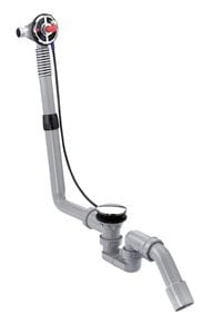 HANSGROHE EXAFILL S vaňový sifón 78 cm, s napúšťaním prepadom, bovden, chróm