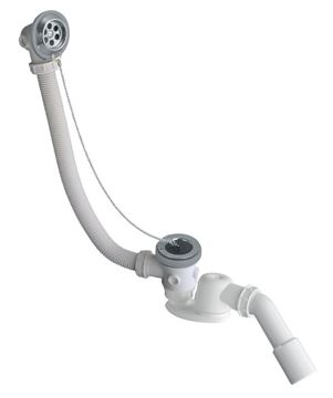 CONCEPT 200 vaňový sifón 60 cm, so zátkou