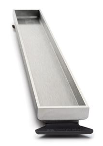 UNIDRAIN HIGHLINE 1940 rošt na vloženie dlažby CASSETTE 733 mm, kartáčovaná nerez oceľ