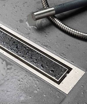 UNIDRAIN HIGHLINE 1940 rošt na vloženie dlažby CASSETTE 733 mm, kartáčovaná nerez oceľ 1940.0810 Obrázek - fotka