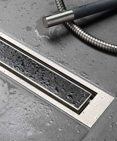 UNIDRAIN HIGHLINE 1940 rošt na vloženie dlažby CASSETTE 733 mm, kartáčovaná nerez oceľ 1940.0810 Obrázek - fotka