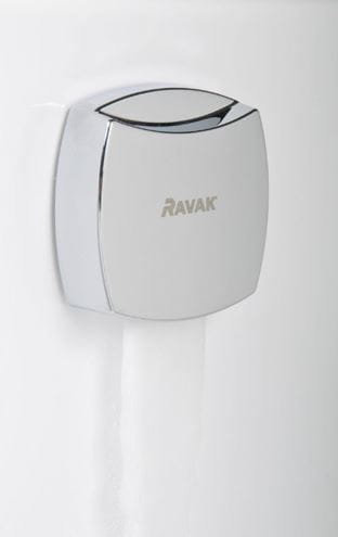 RAVAK vaňový sifón 80 cm, s napúšťaním prepadom, bovden, chróm X01504 Obrázek - fotka