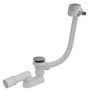 RAVAK vaňový sifón 80 cm, s napúšťaním prepadom, click-clack, chróm
