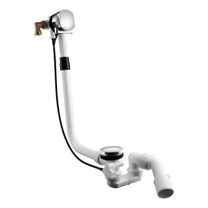 IDEAL STANDARD MELANGE vaňový sifón, s napúšťaním prepadom, bovden, chróm