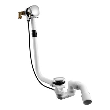 IDEAL STANDARD MELANGE vaňový sifón, s napúšťaním prepadom, bovden, chróm