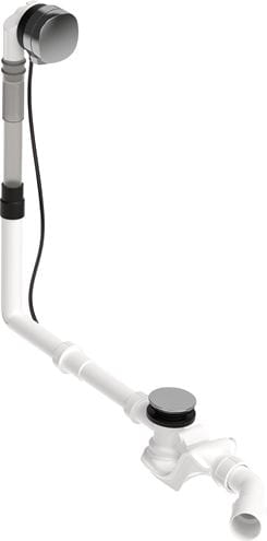 DURAVIT QUADROVAL vaňový sifón 70 cm, s napúšťaním prepadom, bovden, chróm 792217000001000 Obrázek - Hlavní obrázek