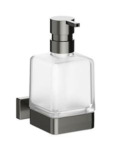 INDA LEA 1800 dávkovač tekutého mydla 250 ml, nástenný, sklo, brúsený grafit