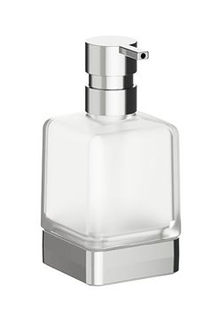 INDA LEA 1800 dávkovač tekutého mydla 250 ml, sklo, chróm