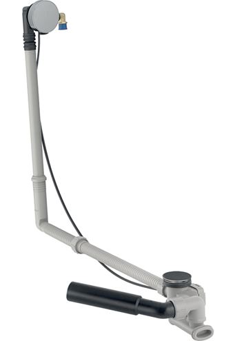 GEBERIT vaňový sifón 73 cm, s napúšťaním prepadom, bovden, chróm 150.711.21.6 Obrázek - Hlavní obrázek