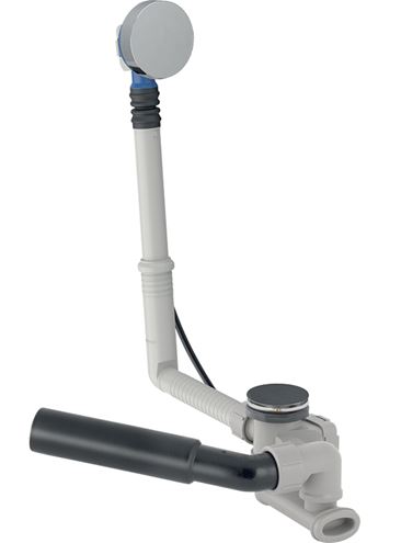 GEBERIT vaňový sifón, flexibilný, bovden, chróm 150.520.21.6 Obrázek - Hlavní obrázek