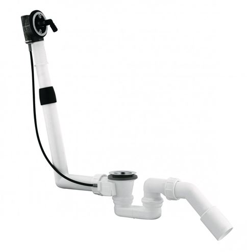 KLUDI ROTEXA vaňový sifón 45 cm, s napúšťaním prepadom, bovden 2131500-00 Obrázek - Hlavní obrázek