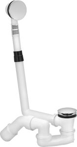 VIEGA 6177.45 vaňový sifón, flexibilný, click-clack, chróm