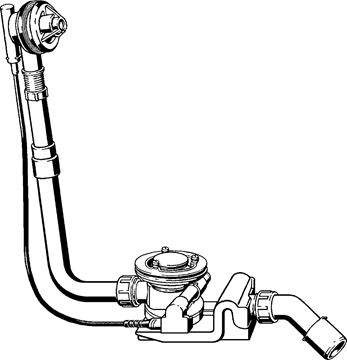 VIEGA ROTAPLEX 6142.32 vaňový sifón 72,5 cm, bovden 488659 Obrázek - fotka