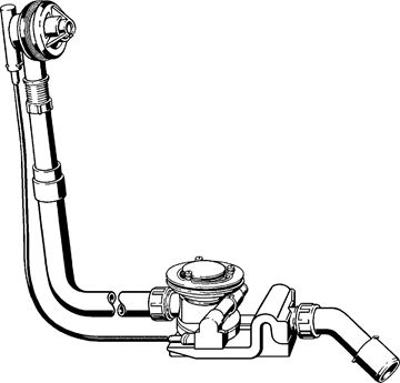 VIEGA ROTAPLEX 6142.33 vaňový sifón 107 cm, bovden 574956 Obrázek - fotka