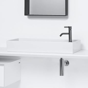 KARTELL BY LAUFEN umývadlo na dosku 75 cm, s otvorom pre batériu, bez prepadu H8123320001111 Obrázek - fotka