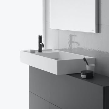 KARTELL BY LAUFEN umývadlo na dosku 75 cm, s otvorom pre batériu, bez prepadu H8123320001111 Obrázek - fotka