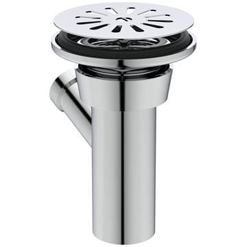 IDEAL STANDARD drezový sifón DN40, s prípojkou a neuzatvárateľným výpustom