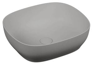 VITRA OUTLINE umývadlová misa 46 cm, bez prepadu, VitrAhygiene, matt stone grey