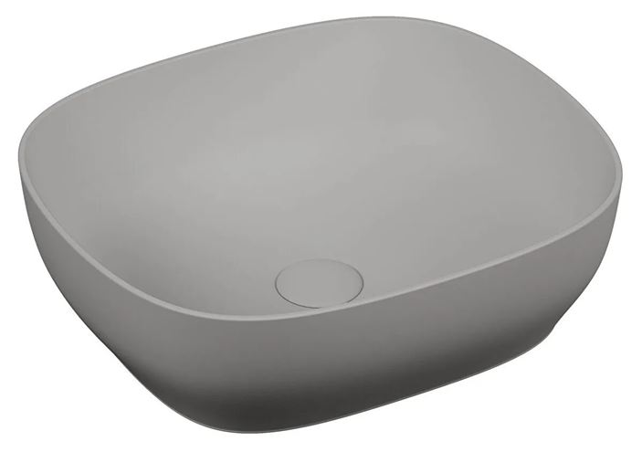VITRA OUTLINE umývadlová misa 46 cm, bez prepadu, VitrAhygiene, matt stone grey 5994B476-0016 Obrázek - Hlavní obrázek