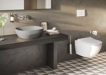 VITRA OUTLINE umývadlová misa 46 cm, bez prepadu, VitrAhygiene, matt stone grey 5994B476-0016 Obrázek - fotka