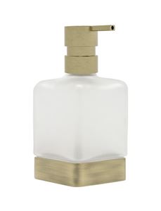 INDA LEA 1800 dávkovač tekutého mydla 250 ml, sklo, brúsené zlato