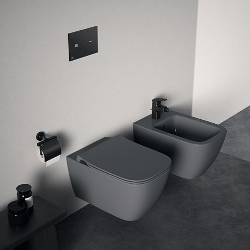 IDEAL STANDARD I.LIFE B závesný bidet, lesklá sivá T461558 Obrázek - fotka