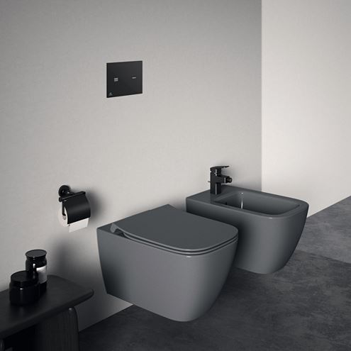 IDEAL STANDARD I.LIFE B závesný bidet, lesklá sivá T461558 Obrázek - fotka