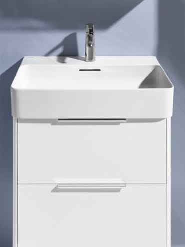 LAUFEN BASE skrinka pod umývadlo 58,5x39x51,5 cm, 2 zásuvky, matná biela H4022521102601 Obrázek - fotka