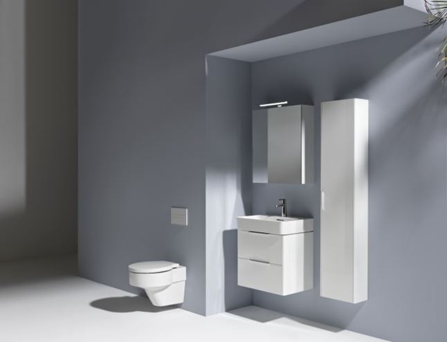 LAUFEN BASE skrinka pod umývadlo 58,5x39x51,5 cm, 2 zásuvky, matná biela H4022521102601 Obrázek - fotka