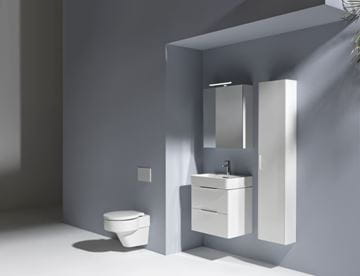 LAUFEN BASE skrinka pod umývadlo 58,5x39x51,5 cm, 2 zásuvky, matná biela H4022521102601 Obrázek - fotka