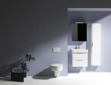 LAUFEN BASE skrinka pod umývadlo 58,5x39x51,5 cm, 2 zásuvky, matná biela H4022521102601 Obrázek - fotka