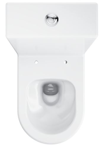 RAVAK OPTIMA WC kombi, so SoftClose sedadlom, RimOff splachovanie, vario odpad, bočné napúšťanie X01870 Obrázek - fotka