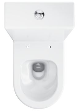 RAVAK OPTIMA WC kombi, so SoftClose sedadlom, RimOff splachovanie, vario odpad, bočné napúšťanie X01870 Obrázek - fotka