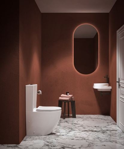 RAVAK OPTIMA WC kombi, so SoftClose sedadlom, RimOff splachovanie, vario odpad, bočné napúšťanie X01870 Obrázek - fotka
