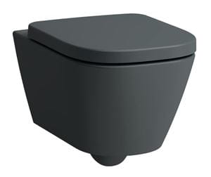 LAUFEN MEDA závesné WC, Rimless splachovanie, matný grafit