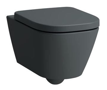 LAUFEN MEDA závesné WC, Rimless splachovanie, matný grafit