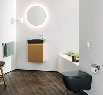 LAUFEN MEDA závesné WC, Rimless splachovanie, matný grafit H8201107580001 Obrázek - fotka