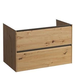 LAUFEN MEDA skrinka pod umývadlo 78,4x45x51,5 cm, 2 zásuvky, s organizérom, divoký dub