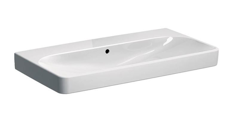 GEBERIT SMYLE SQUARE umývadlo 90 cm, s prepadom 500.250.01.1 Obrázek - Hlavní obrázek