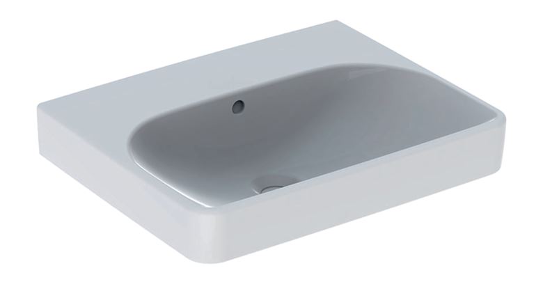 GEBERIT SMYLE SQUARE umývadlo 55 cm, s prepadom 501.574.00.1 Obrázek - Hlavní obrázek